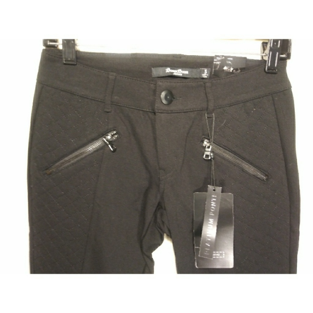 NWT sz. 11 Ponte knit moto leggings skinny pants - Picture 4 of 7